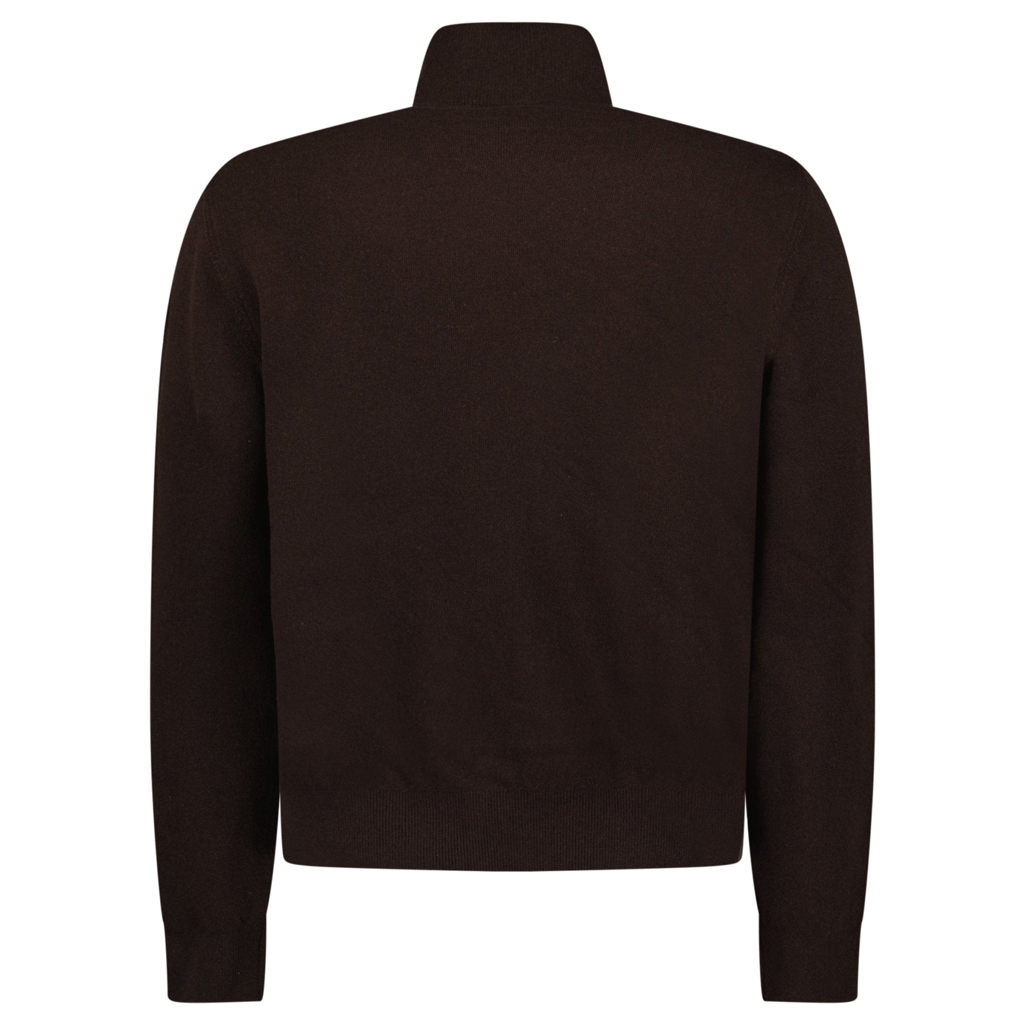 Moncler Full Zip Padded Cardigan in Brown