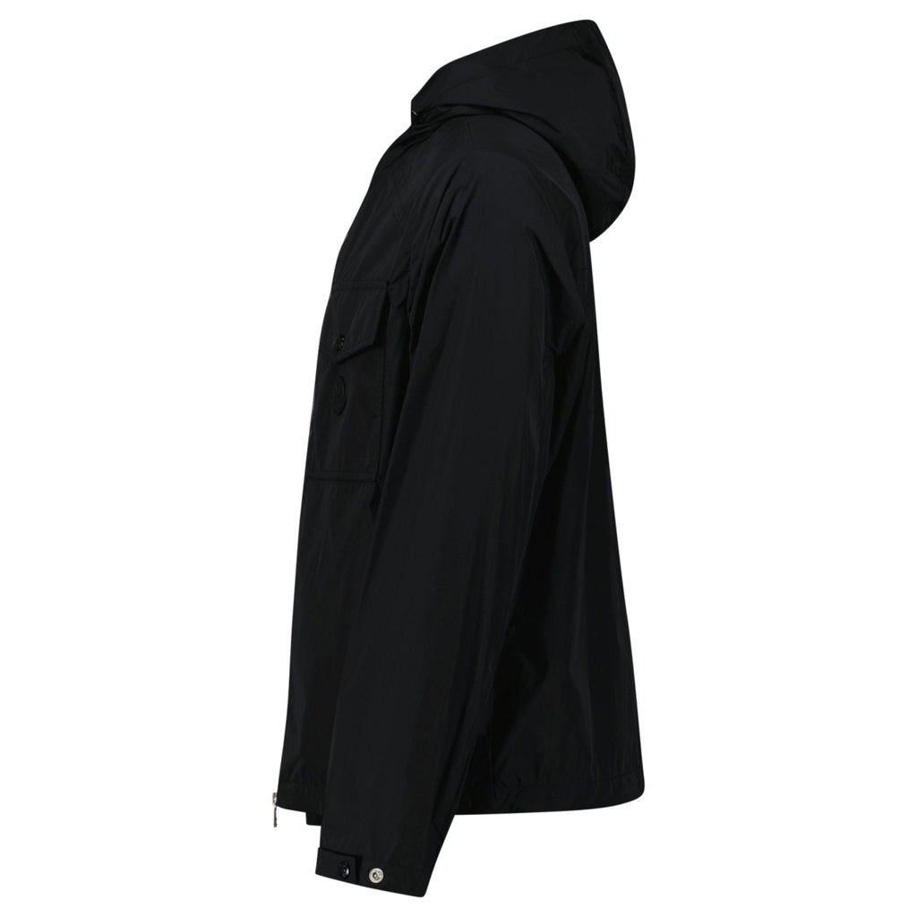 Moncler Fuyue Ghost Rubber Logo Jacket in Black
