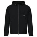 Moncler Fuyue Ghost Rubber Logo Jacket in Black