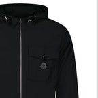 Moncler Fuyue Ghost Rubber Logo Jacket in Black