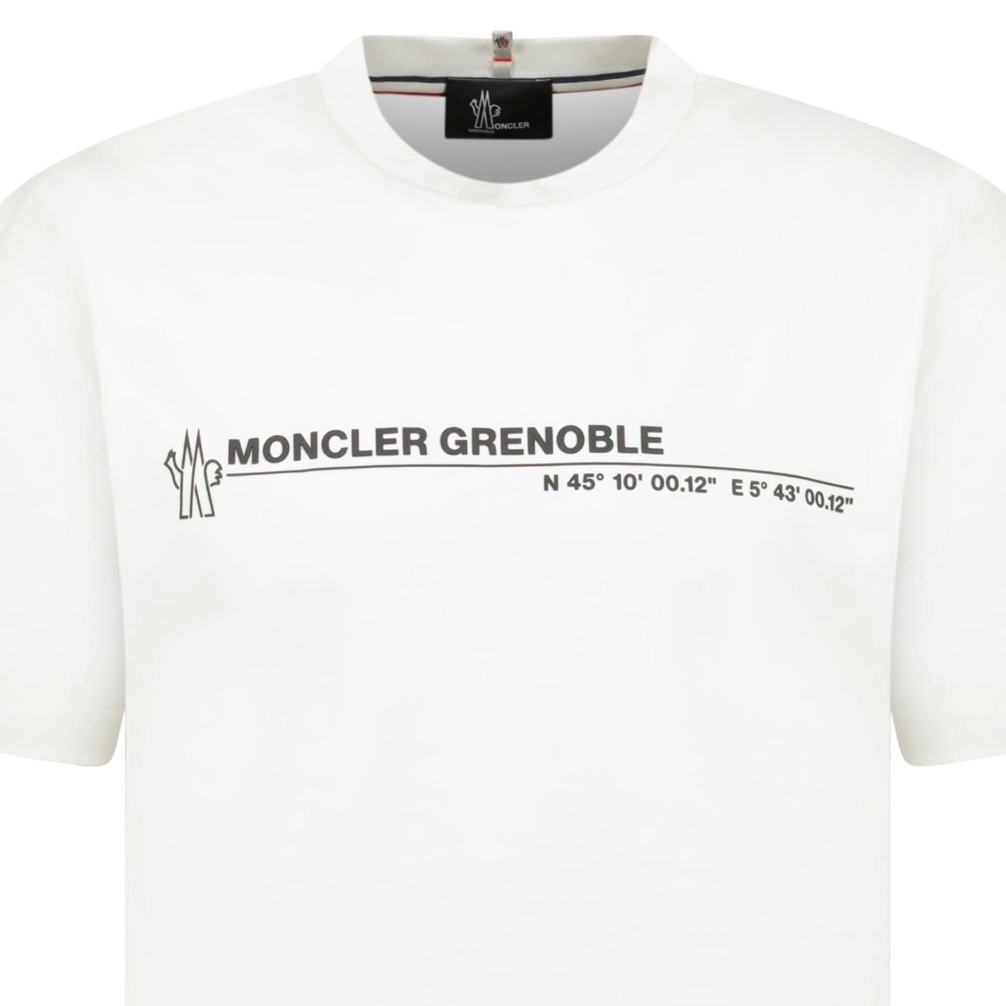 Moncler Grenoble Logo Cotton Jersey T-Shirt in White