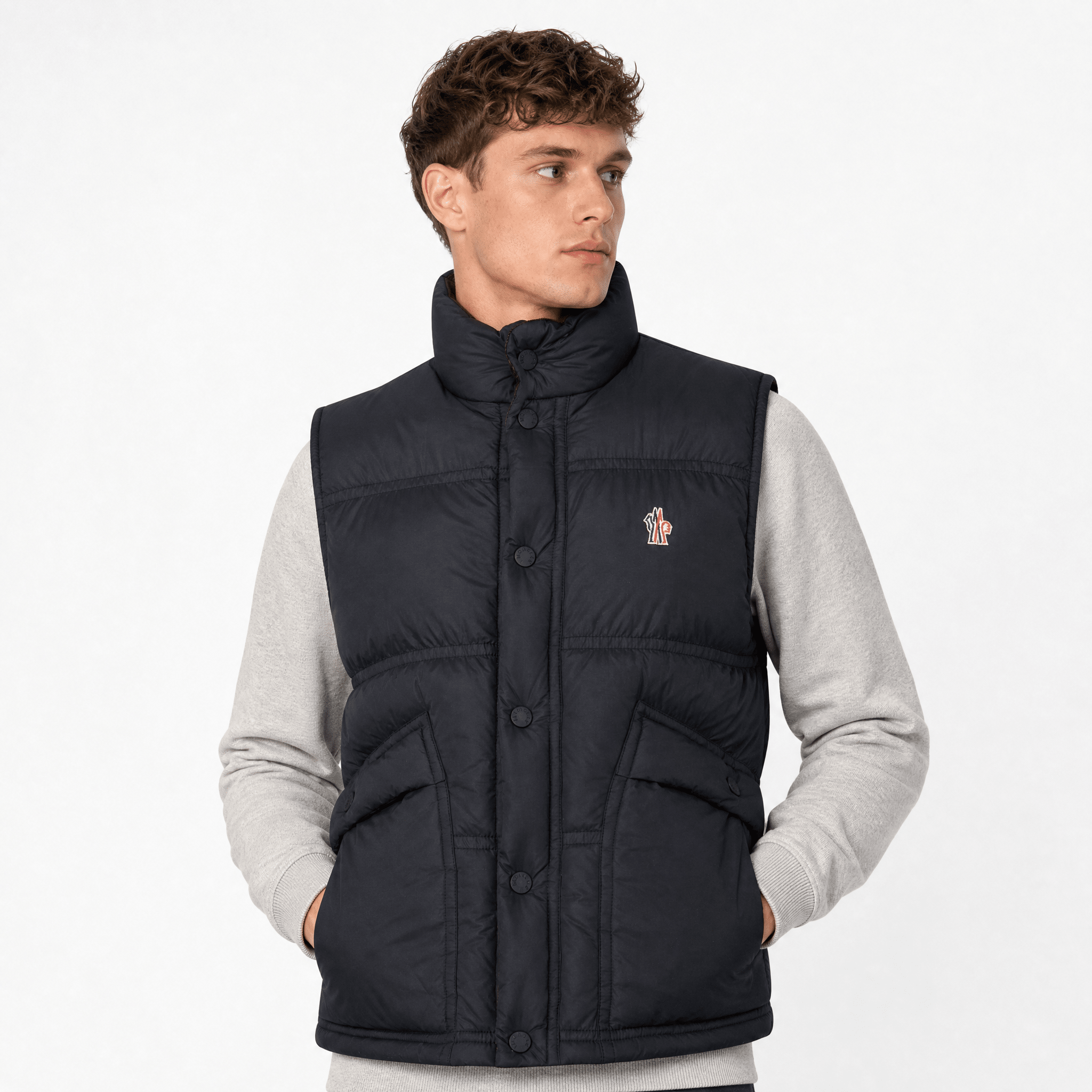 Moncler Grenoble Padded Gilet in Black