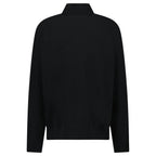 Moncler High-Neck Zip-Up Down Jacket in Black