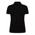 Moncler Logo Badge Polo Shirt in Black