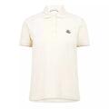 Moncler Logo Badge Polo Shirt in White