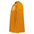 Moncler Logo Print Long Sleeve T-Shirt in Orange