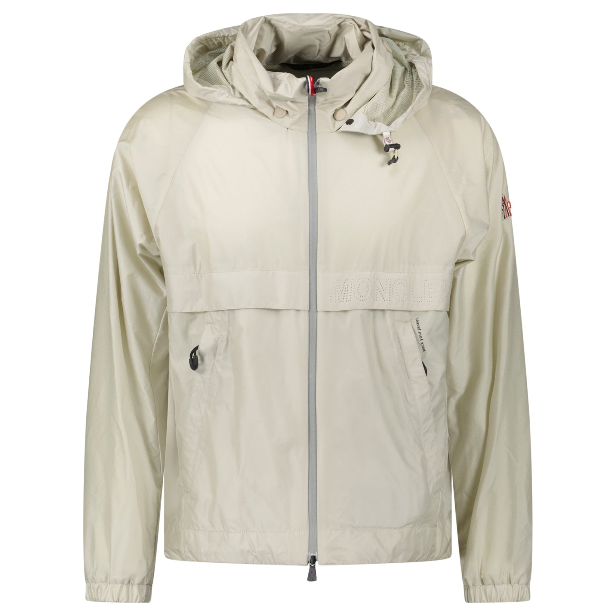 Moncler Grenoble Negara Windbreaker Jacket in Stone