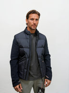 Moncler Grenoble Padded Cardigan in Navy