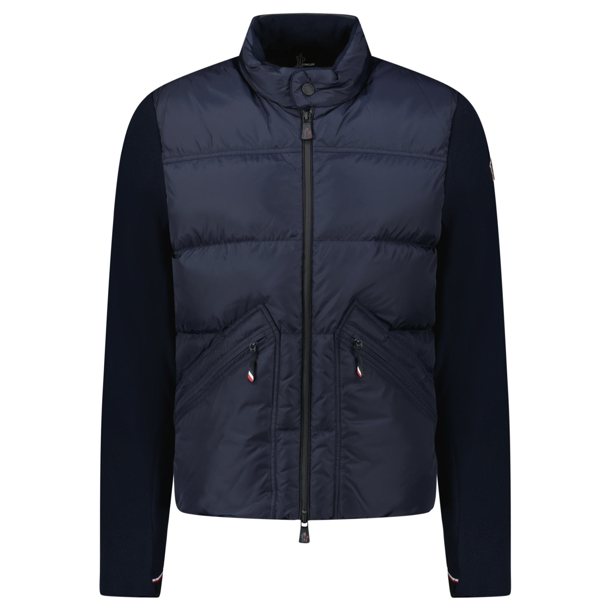 Moncler Grenoble Padded Cardigan in Navy