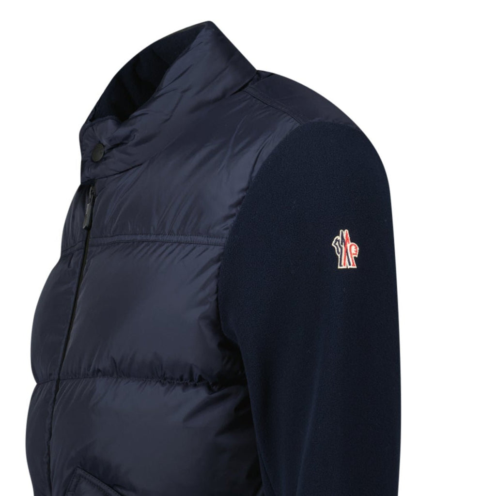 Moncler Grenoble Padded Cardigan in Navy