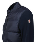 Moncler Grenoble Padded Cardigan in Navy