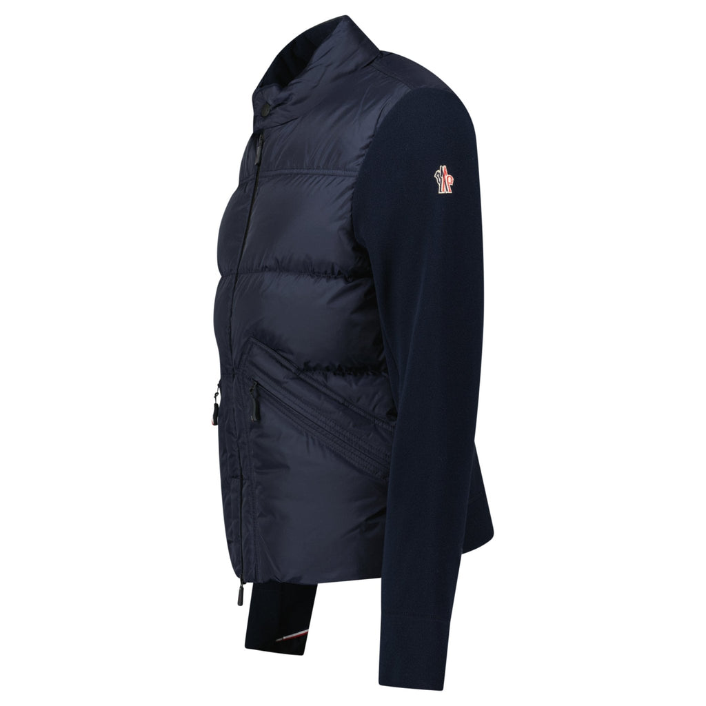 Moncler Grenoble Padded Cardigan in Navy
