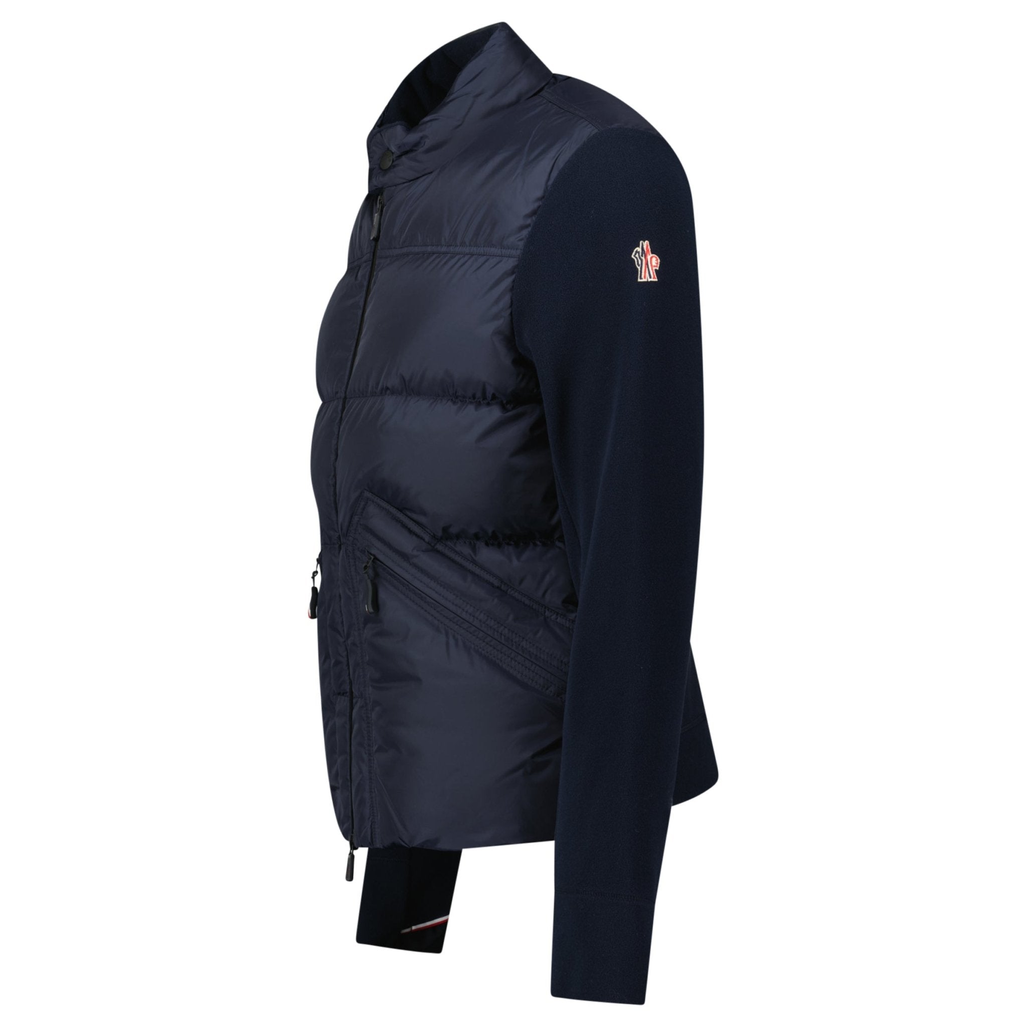 Moncler Grenoble Padded Cardigan in Navy