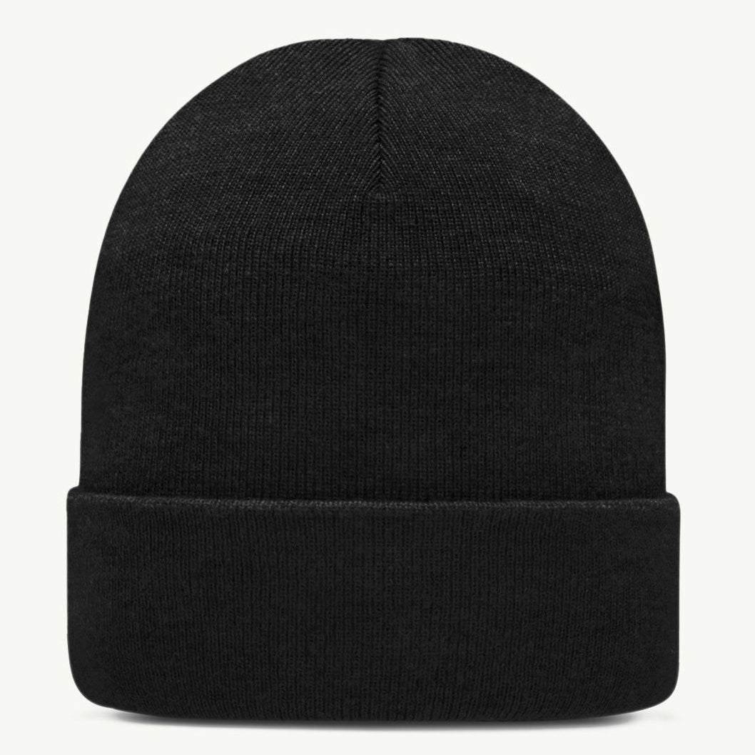 Moncler Grenoble Wool Beanie Hat Black