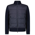 Moncler Padded Zip-Up Cardigan in Navy