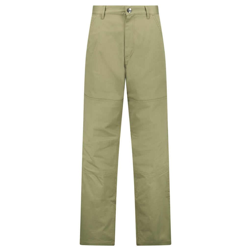 Moncler Panelled Pocket Trousers in Khaki Green