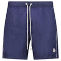 Moncler Side Logo Patch Swim Shorts in Navy