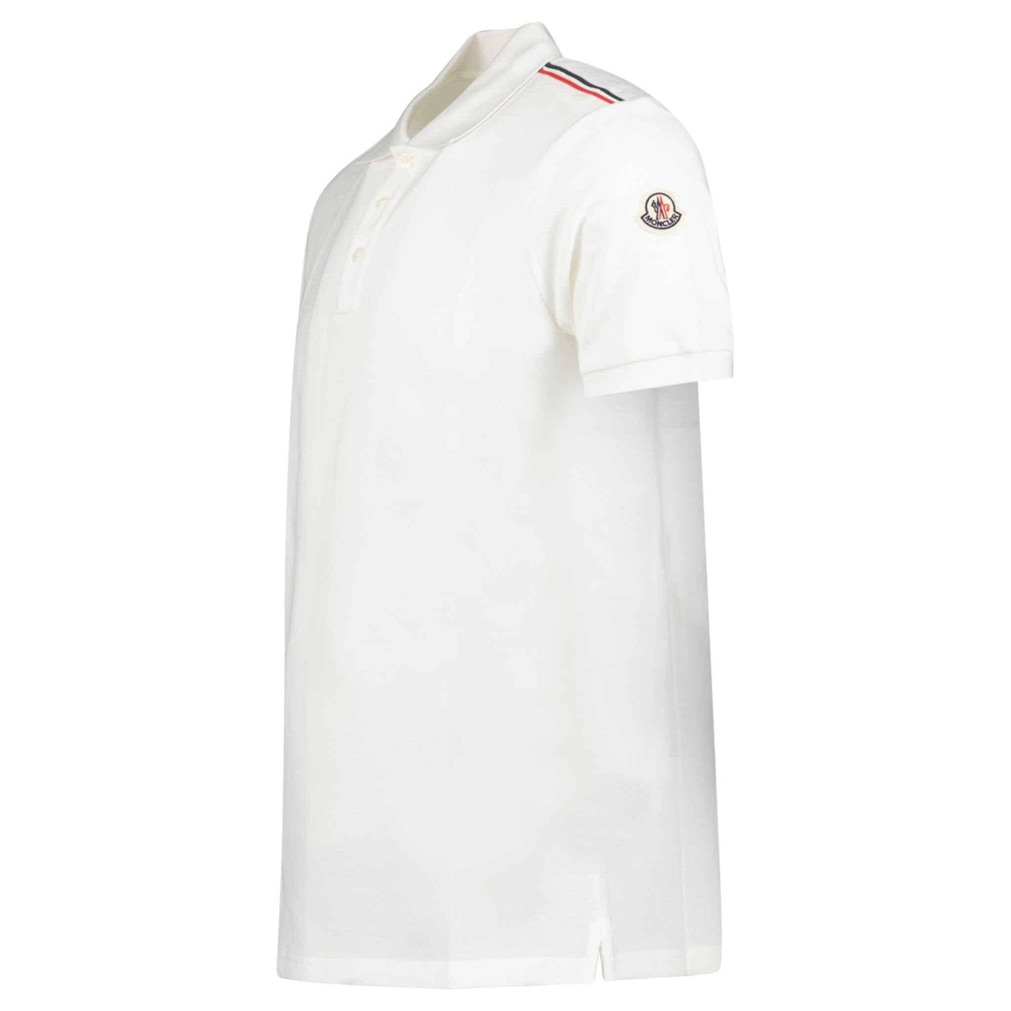 Moncler Tricolor-Trimmed Cotton Piquet Polo Shirt