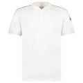 Moncler Tricolor-Trimmed Cotton Piquet Polo Shirt