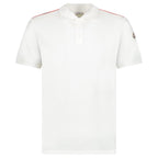 Moncler Tricolor-Trimmed Cotton Piquet Polo Shirt
