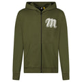 Moncler x Mercedes-Benz by Nigo Long Sleeve Zip Hoodie in Khaki Green