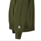 Moncler x Mercedes-Benz by Nigo Long Sleeve Zip Hoodie in Khaki Green
