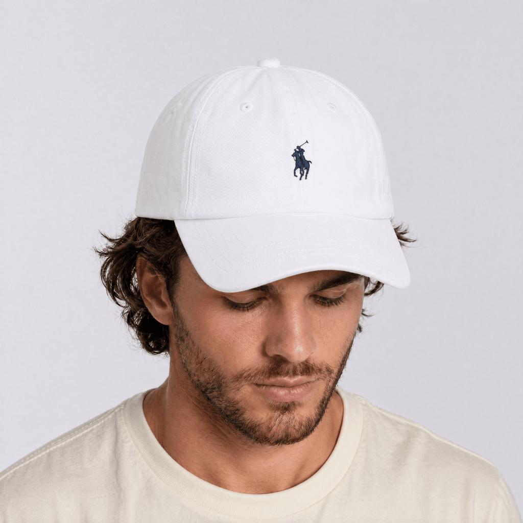 Polo Ralph Lauren Cotton Chino Baseball Cap in White