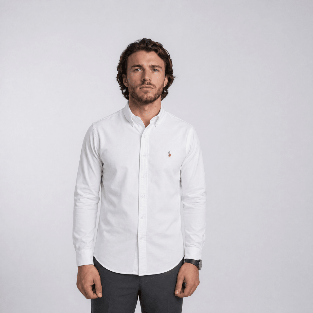 Polo Ralph Lauren Custom Fit Oxford Shirt White