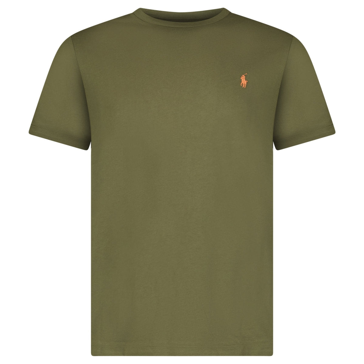 Polo Ralph Lauren Custom Slim Fit T-Shirt in Khaki Green