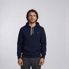 Polo Ralph Lauren Double Knit Hoodie in Navy