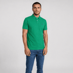 Polo Ralph Lauren Mesh Custom Slim Fit Polo Shirt in Green