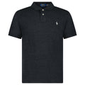 Polo Ralph Lauren Mesh Slim Fit Polo Shirt in Dark Grey