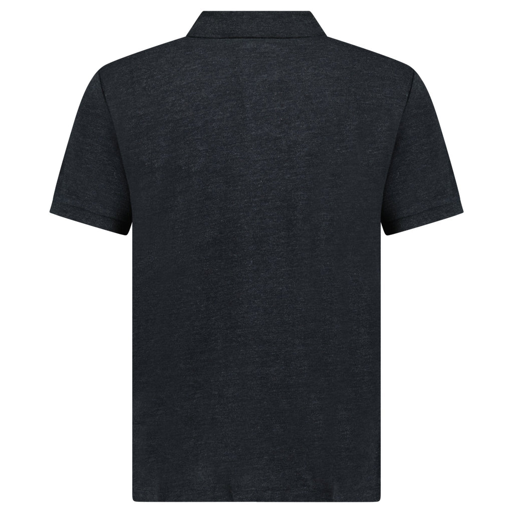 Polo Ralph Lauren Mesh Slim Fit Polo Shirt in Dark Grey
