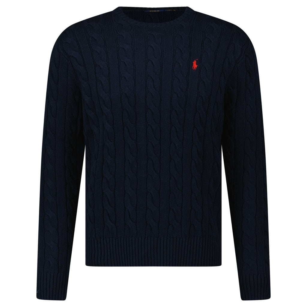 Polo Ralph Lauren Cable Knit Sweater in Navy