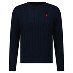 Polo Ralph Lauren Cable Knit Sweater in Navy