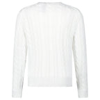 Polo Ralph Lauren Cable Knit Sweater in White