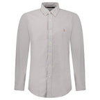 Polo Ralph Lauren Custom Fit Oxford Shirt in Grey