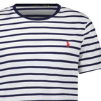 Polo Ralph Lauren Custom Slim Fit T-Shirt in Navy/White