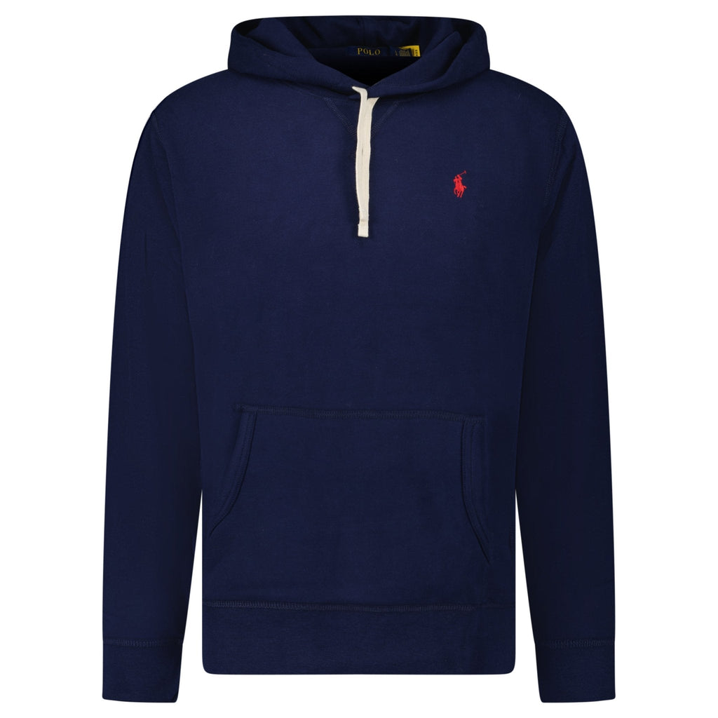 Polo Ralph Lauren Double Knit Hoodie in Navy