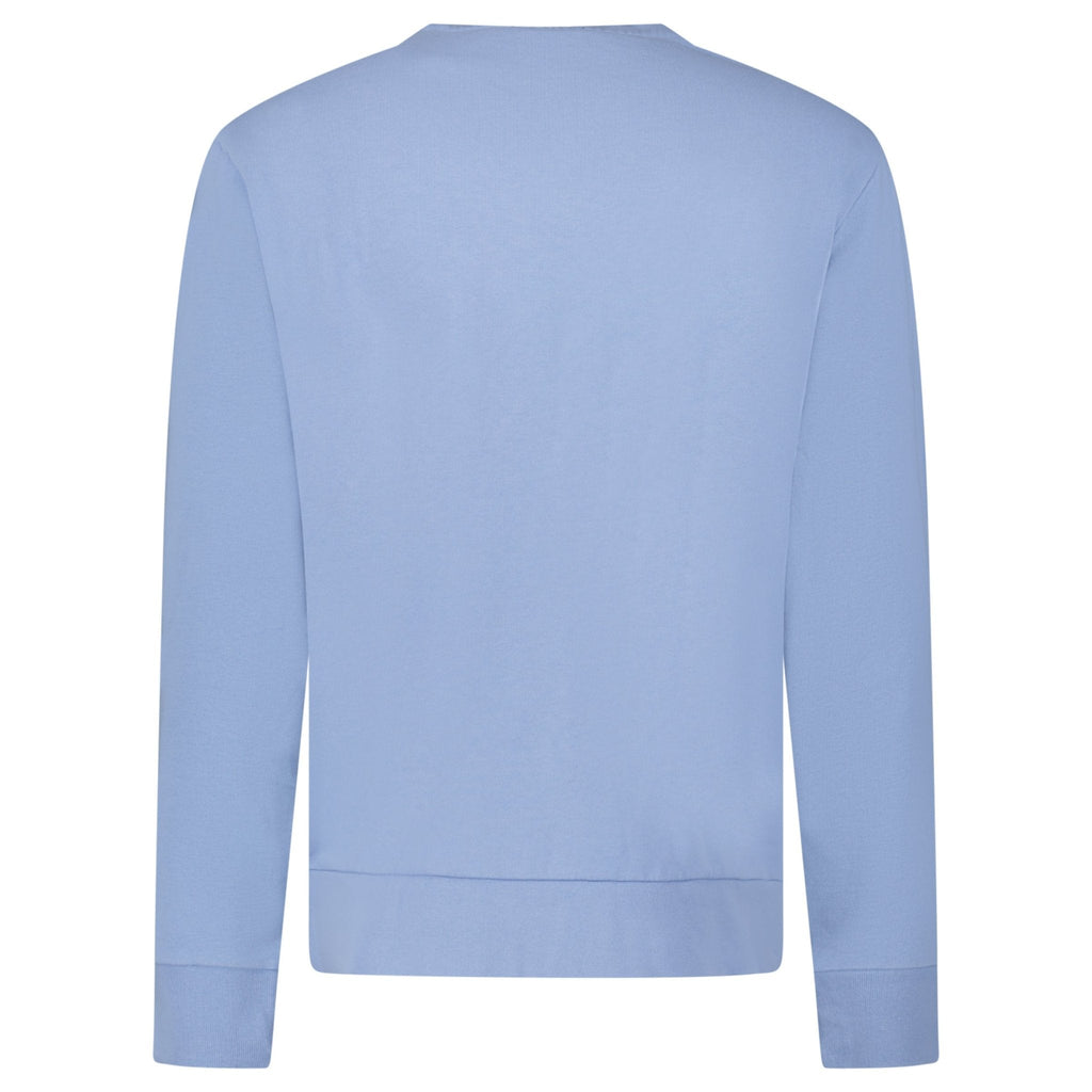Polo Ralph Lauren Fleece Crew Sweatshirt in Light Blue