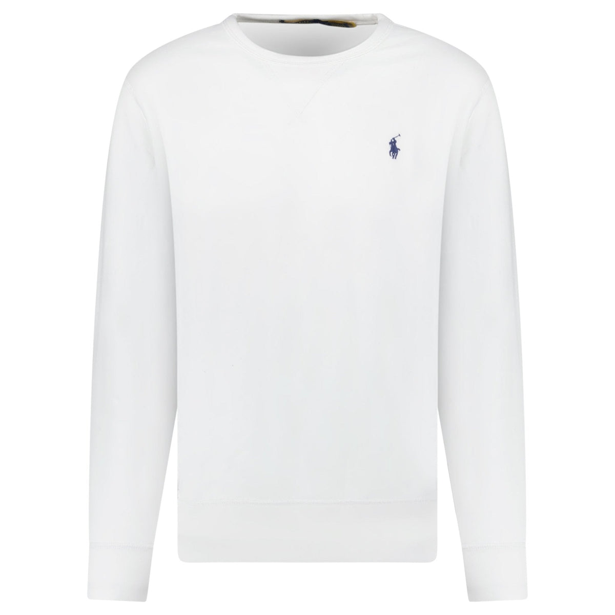 Polo Ralph Lauren Fleece Crew Sweatshirt in White