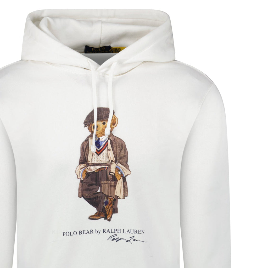 Polo Ralph Lauren Polo Bear Fleece Hoodie in White