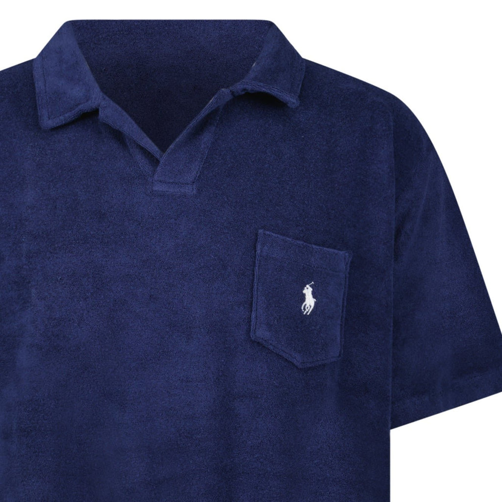 Polo Ralph Lauren Short Sleeve Polo Shirt in Navy