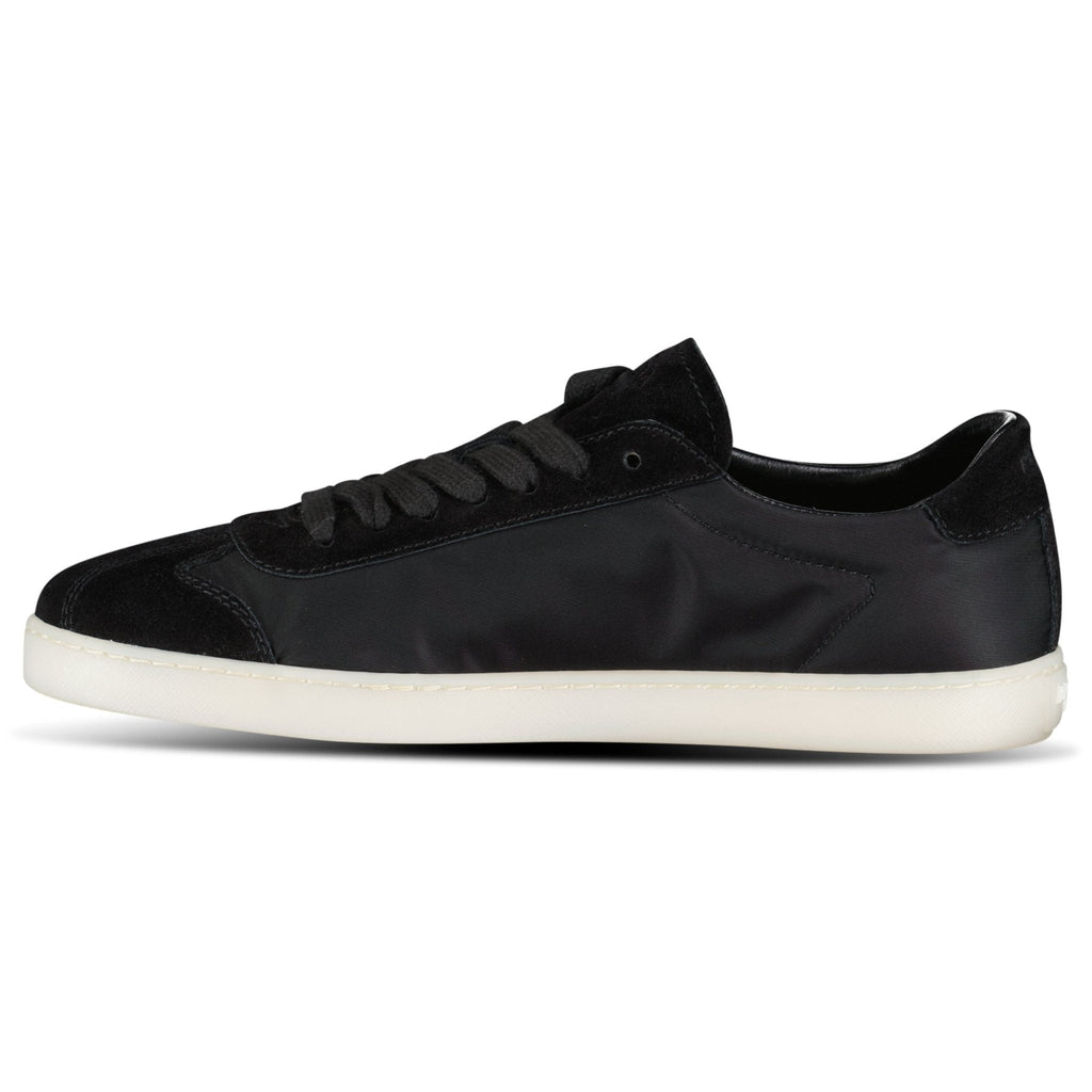 Prada Lane Toe Suede Sneakers in Black