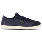 Prada Lane Toe Suede Sneakers in Navy