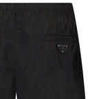 Prada Re-Nylon Swim Shorts in Black