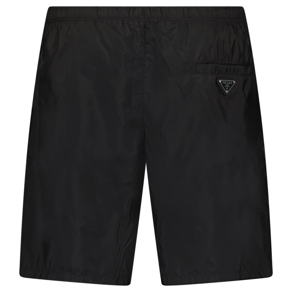 Prada Re-Nylon Swim Shorts in Black