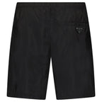 Prada Re-Nylon Swim Shorts in Black