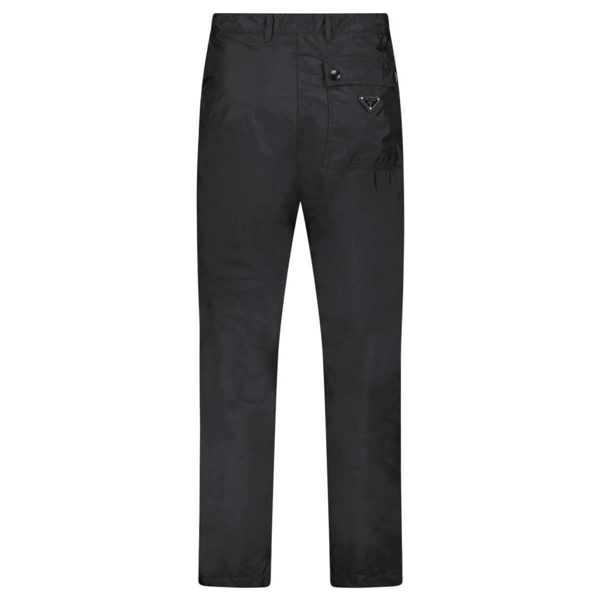 Prada Re-Nylon Tapered Trousers in Black