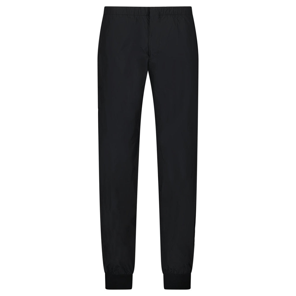 Prada Silk-Blend Trousers in Black